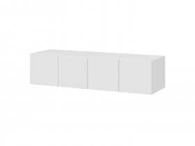 Антресоль 1600 ШК-5 (белый текстурный) в Томмоте - tommot.mebel-nsk.ru | фото