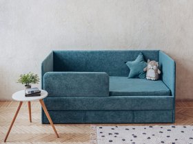 Диван-кровать Happy (бирюзовый) в Томмоте - tommot.mebel-nsk.ru | фото
