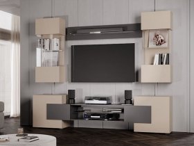 Гостиная Фэнтези (кашемир/графит) в Томмоте - tommot.mebel-nsk.ru | фото