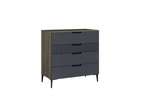 Комод 900 4ящ. Км052.0.001 Борнео (джара темная/хангва) в Томмоте - tommot.mebel-nsk.ru | фото