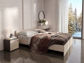 Кровать двухспальная 1,6м Гиза в Томмоте - tommot.mebel-nsk.ru | фото