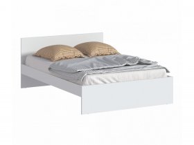 Кровать двуспальная 1,4м Бруклин СБ-3353 (белый) в Томмоте - tommot.mebel-nsk.ru | фото