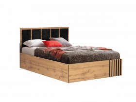 Кровать двуспальная с подъем. мех. 1,6 м Либерти 51.20 в Томмоте - tommot.mebel-nsk.ru | фото