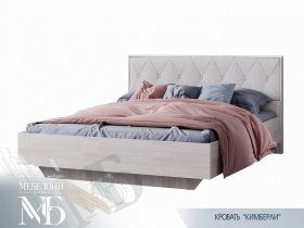Кровать двуспальная 1,6м Кимберли КР-13 в Томмоте - tommot.mebel-nsk.ru | фото