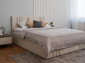 Кровать двуспальная 1,8м с подъем. мех. Леванте в Томмоте - tommot.mebel-nsk.ru | фото