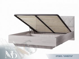 Кровать двуспальная с подъем. мех. 1,6 м  Кимберли КР-13 в Томмоте - tommot.mebel-nsk.ru | фото