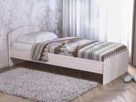 Кровать односпальная 80 с низкой спинкой (ясень шимо светлый) в Томмоте - tommot.mebel-nsk.ru | фото