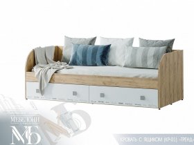 Кровать с ящиками Тренд КР-01 в Томмоте - tommot.mebel-nsk.ru | фото