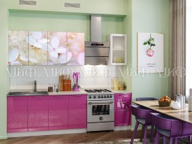 Кухонный гарнитур Вишневый цвет в Томмоте - tommot.mebel-nsk.ru | фото
