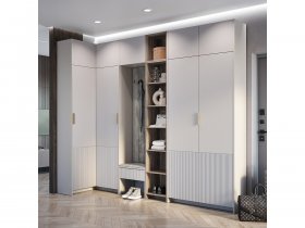 Модульная прихожая Пандора (кашемир/MF03) в Томмоте - tommot.mebel-nsk.ru | фото