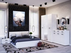 Модульная спальня Нэнси NEW в Томмоте - tommot.mebel-nsk.ru | фото