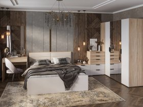Модульная спальня Норд в Томмоте - tommot.mebel-nsk.ru | фото