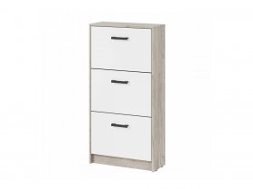 Обувница ОБ-2 Вега (дуб крафт серый/белый) в Томмоте - tommot.mebel-nsk.ru | фото