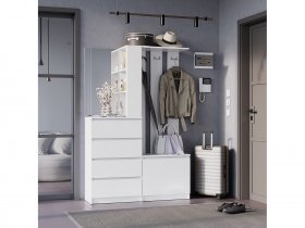 Прихожая Симпл ПР-04 (белый) в Томмоте - tommot.mebel-nsk.ru | фото