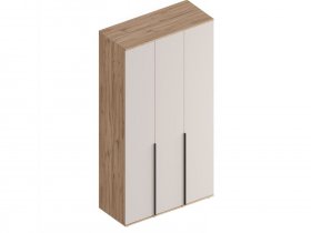 Шкаф 3-ств Сицилия (дуб альпийский/тефия) в Томмоте - tommot.mebel-nsk.ru | фото
