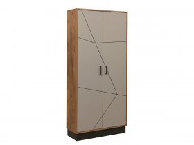 Шкаф двухстворчатый комбинированный для одежды Гамма  54.14 в Томмоте - tommot.mebel-nsk.ru | фото