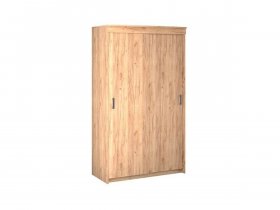 Шкаф-купе двухдверный Ирина Шк013.1 (дуб крафт золотой) в Томмоте - tommot.mebel-nsk.ru | фото