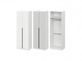 Шкаф ШК-75 Эккервуд (белый) в Томмоте - tommot.mebel-nsk.ru | фото