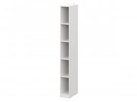 Шкаф-стеллаж ШК-25 Эккервуд (белый) в Томмоте - tommot.mebel-nsk.ru | фото