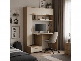 Стол письменный Лайт 03.243  (плэйн/сатин) в Томмоте - tommot.mebel-nsk.ru | фото