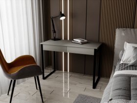 Стол письменный Ст043.0 (графит серый/черный муар) в Томмоте - tommot.mebel-nsk.ru | фото