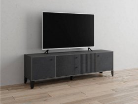 Тумба под ТВ Парус-10 (графит/гранит лофт) в Томмоте - tommot.mebel-nsk.ru | фото